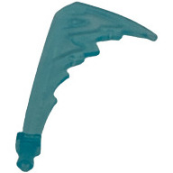 Lego katana, průhledná světle modrá (73766d TRANS-LIGHT BLUE)